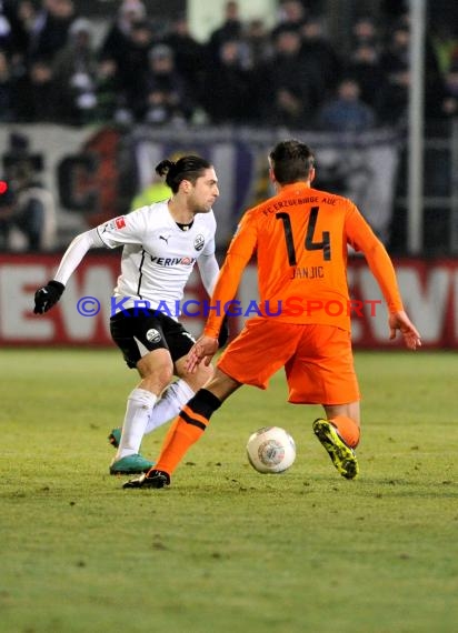 2. Bundesliga SV Sandhausen - FC Erzgebirge Aue im Hardtwaldstadion (© Kraichgausport / Loerz)